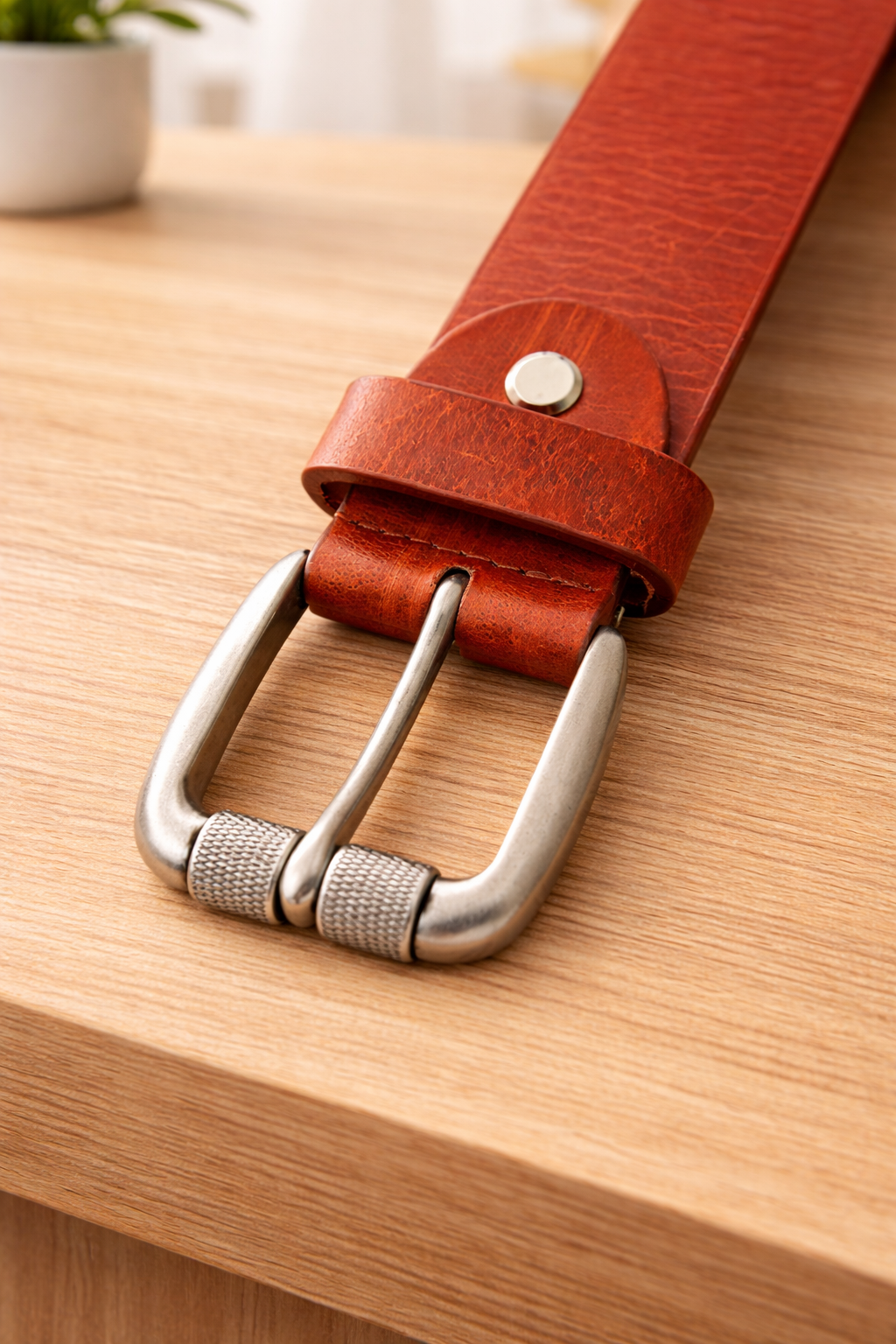 Real Leather Casual Men’s Belt
