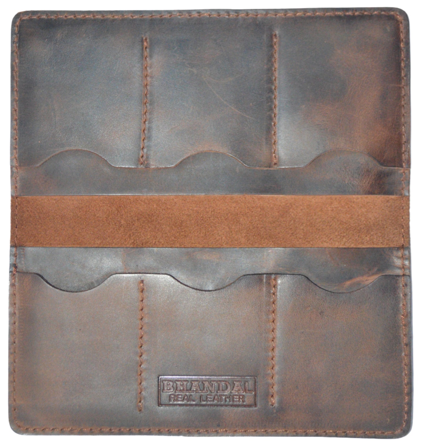 Real Leather Long Wallets for Men- Toyota