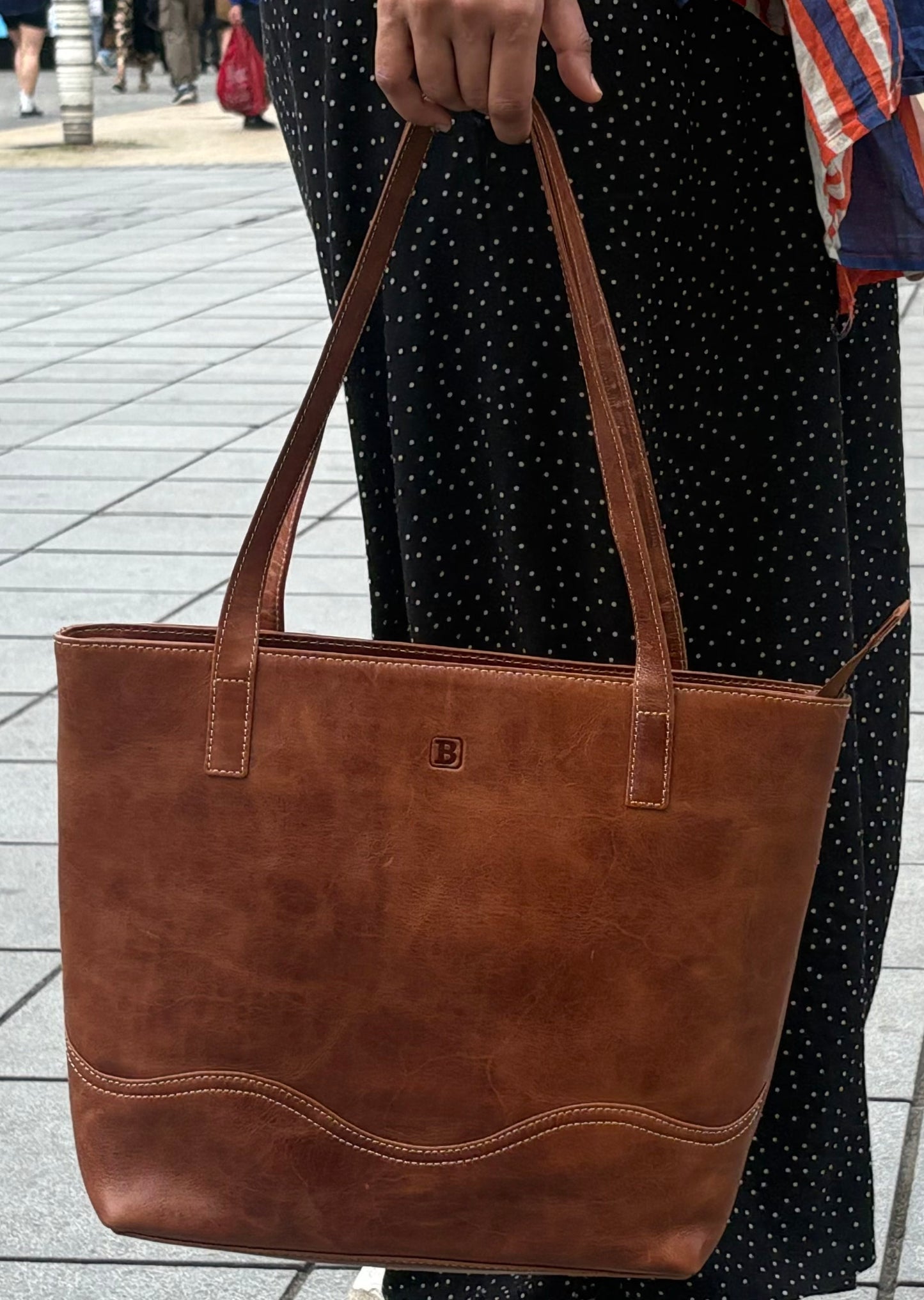 Real Leather Bag for Women -Brown