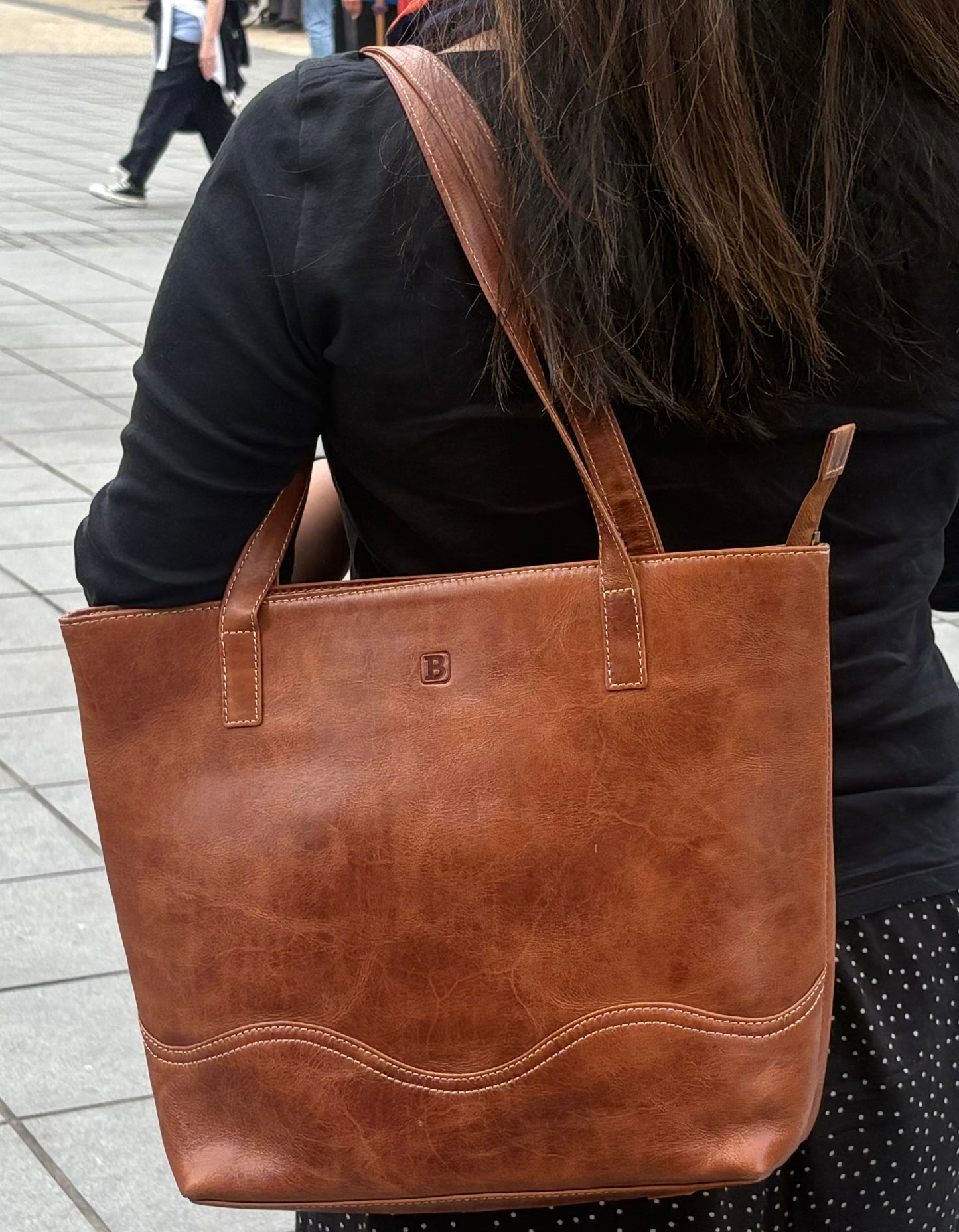 Real Leather Bag for Women -Brown