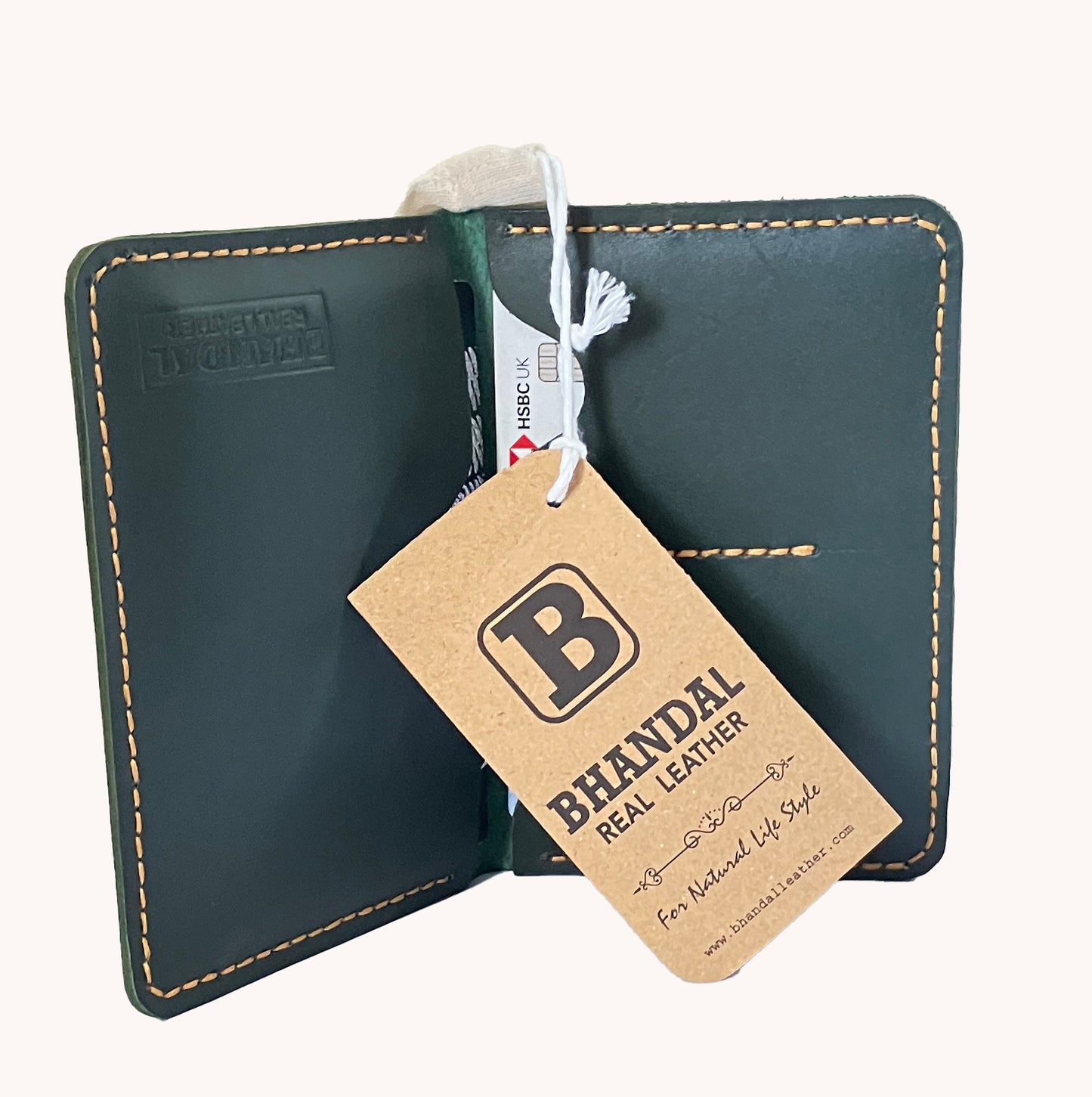 Travel Mate - Real Leather Hand Made Passport Cover