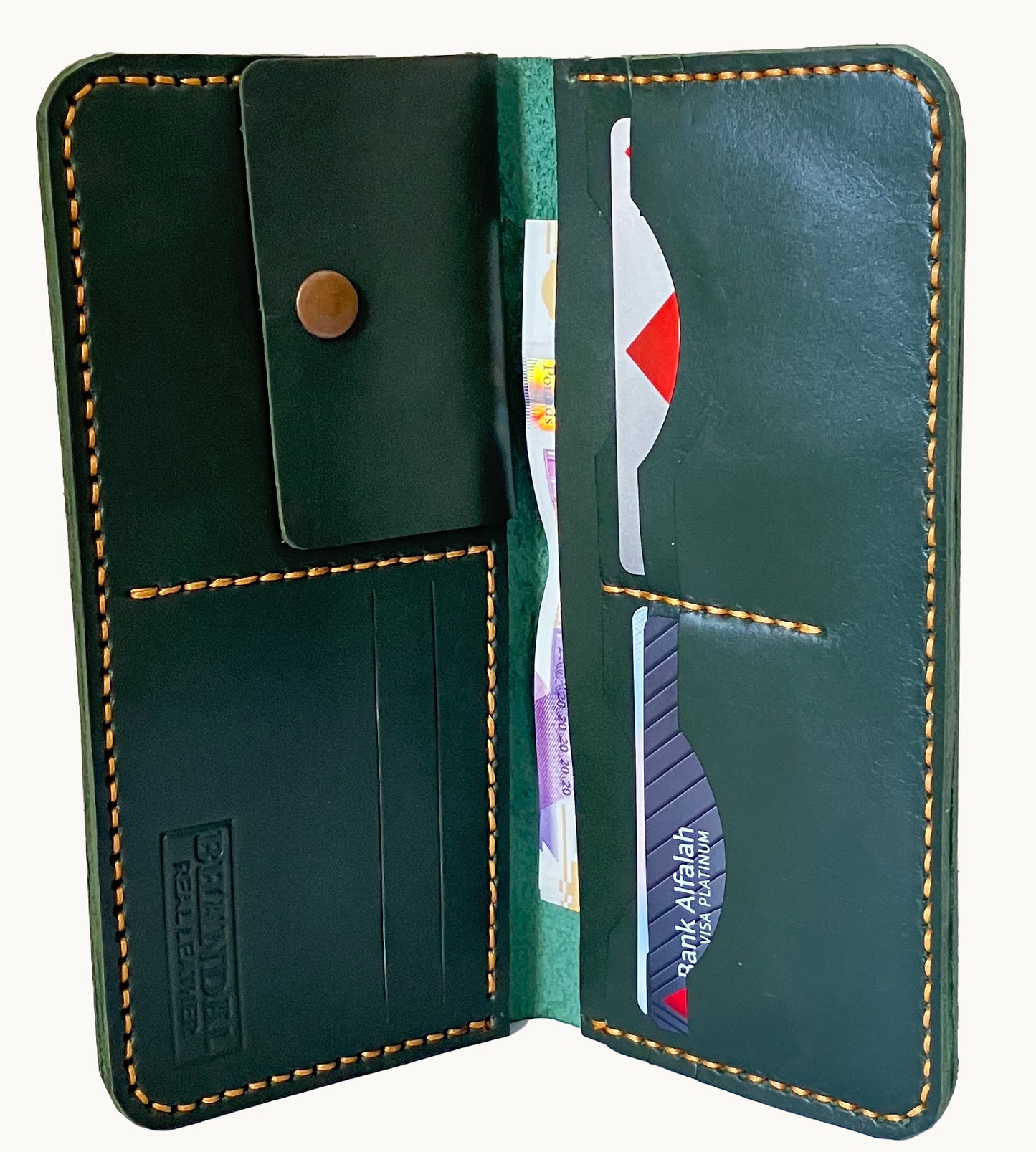 Honey Long Wallet | Handmade