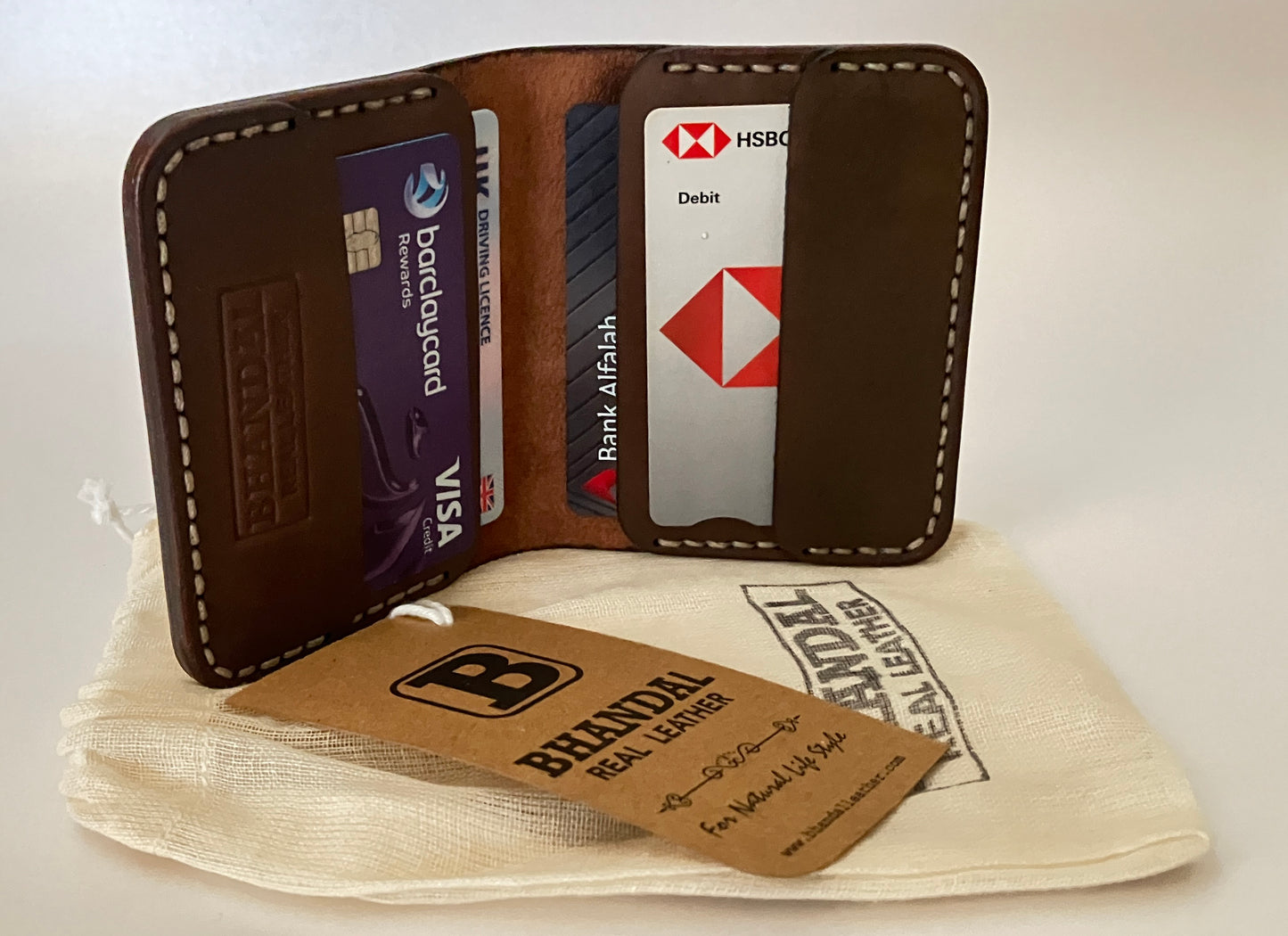 The Vertical Executive: A Leather Bifold Wallet