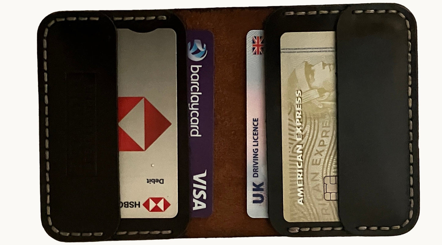 The Vertical Executive: A Leather Bifold Wallet