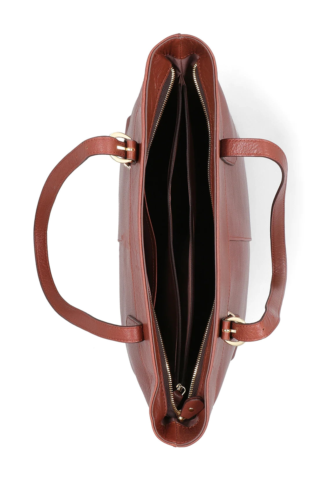 Women Tan Real Leather Bag