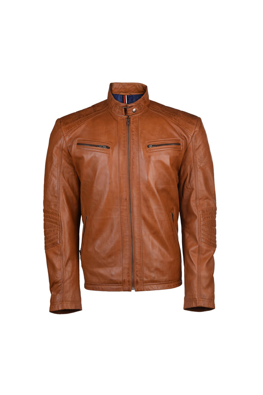 Men’s Brampton Real Leather Jacket