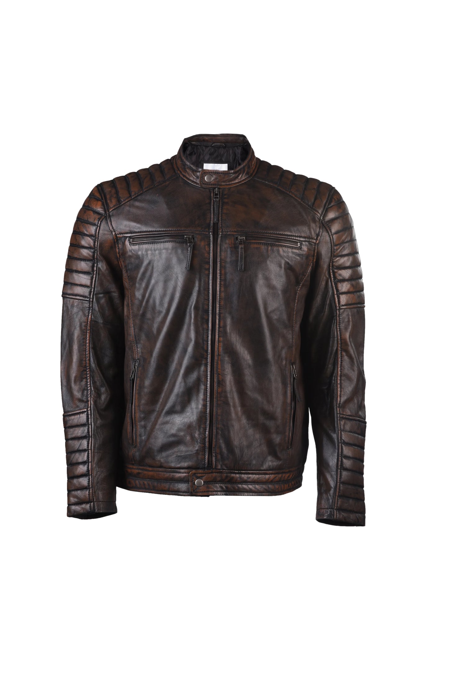 Men's Brown Waxed Ribbed Jacket