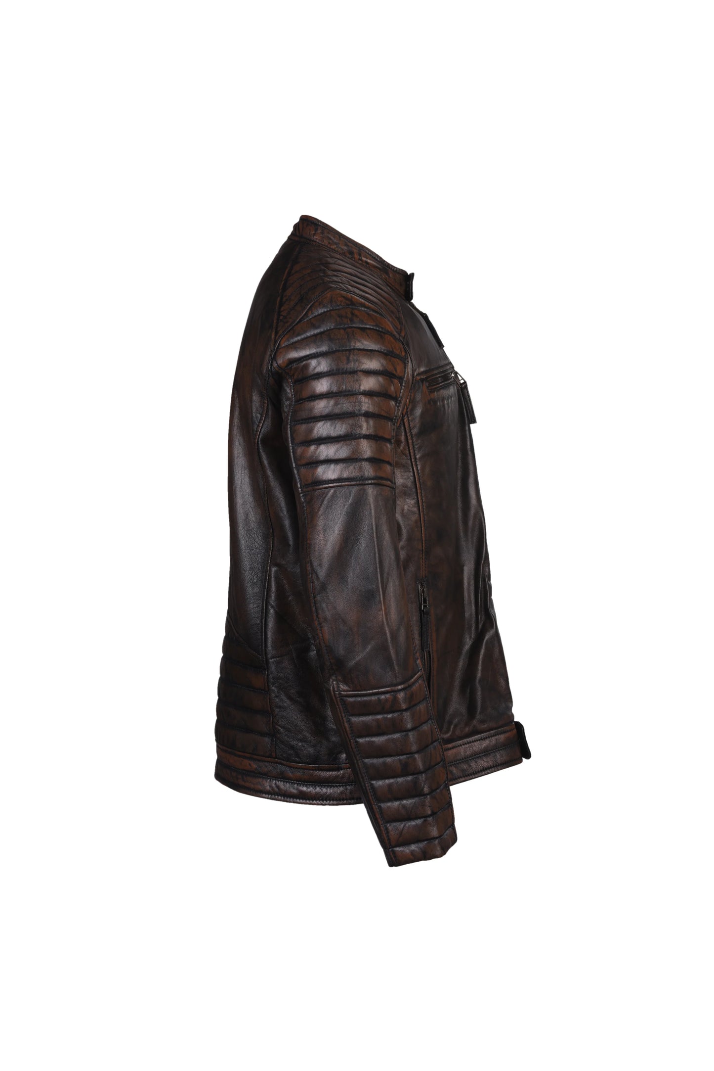 Men's Brown Waxed Ribbed Jacket