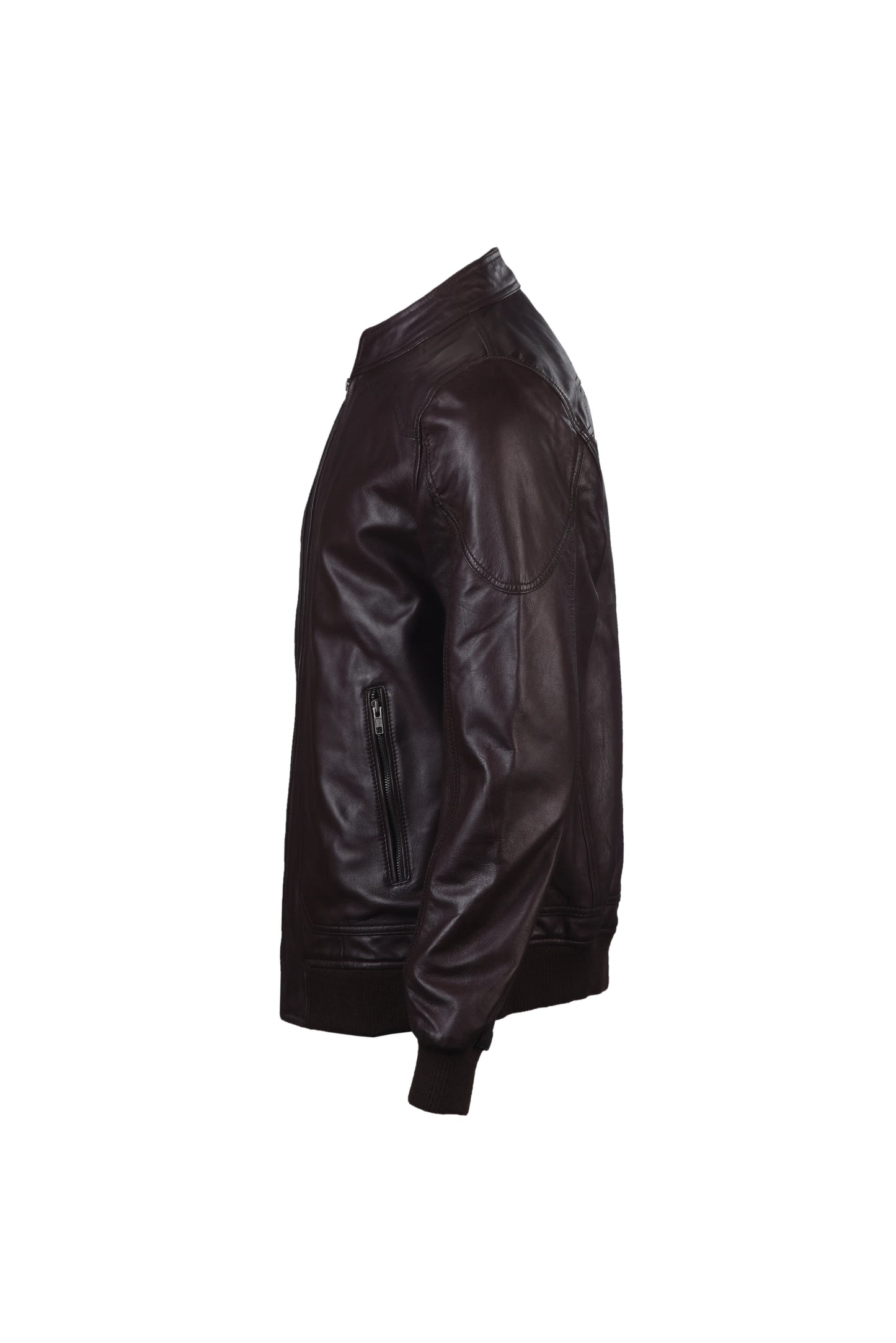Men's Trucker Real Leather Jacket
