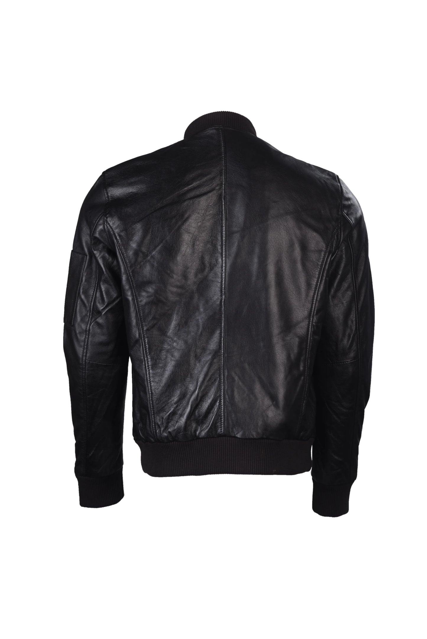 Men's Bomber Real Leather Jacket