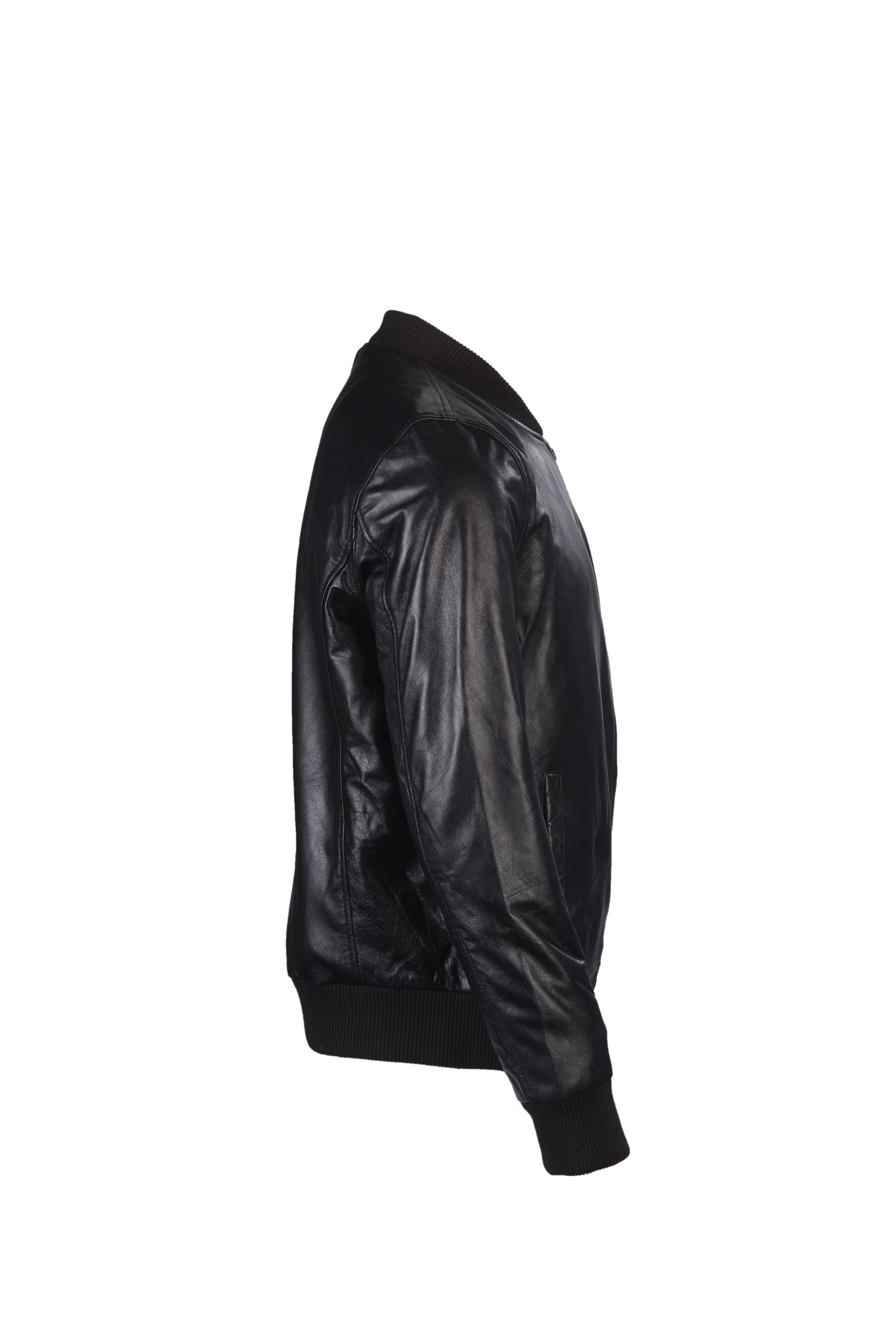 Men's Bomber Real Leather Jacket