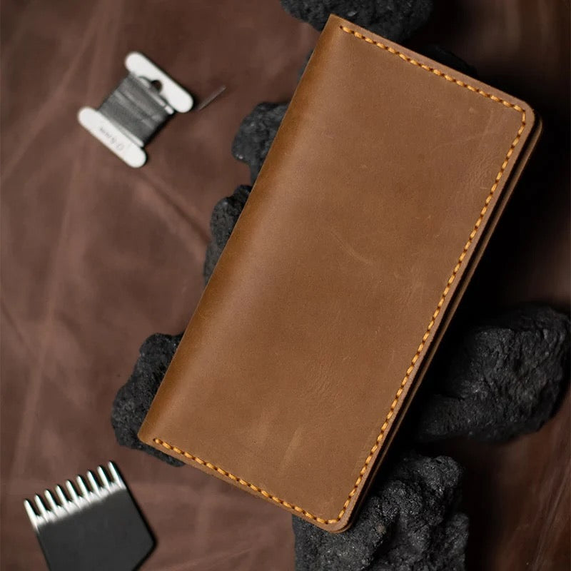 Honey Long Wallet | Handmade