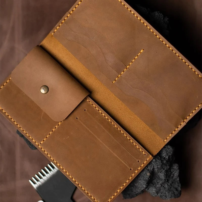 Honey Long Wallet | Handmade