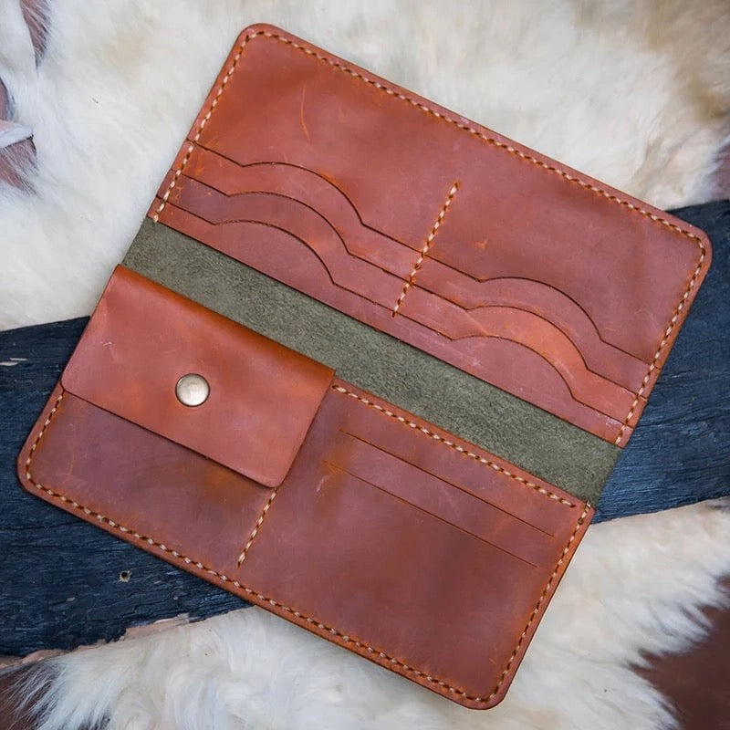 Honey Long Wallet | Handmade