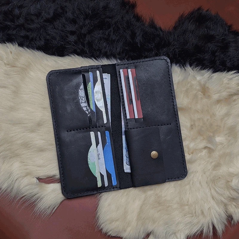 Honey Long Wallet | Handmade