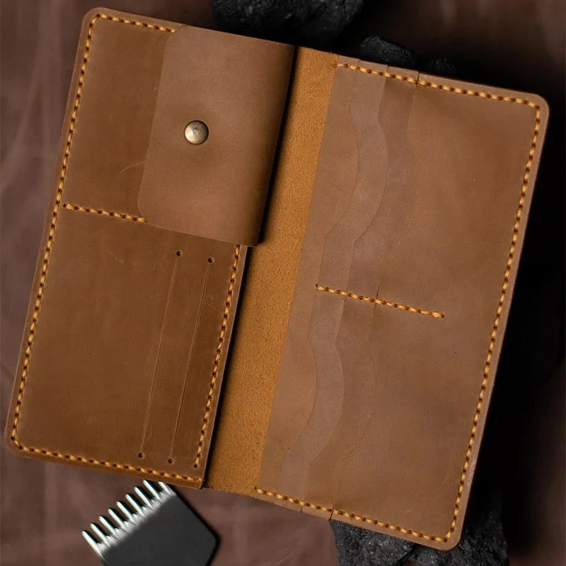 Honey Long Wallet | Handmade