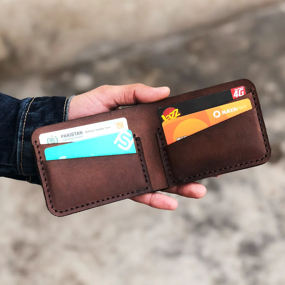 The Eon: A Leather Bifold Wallet