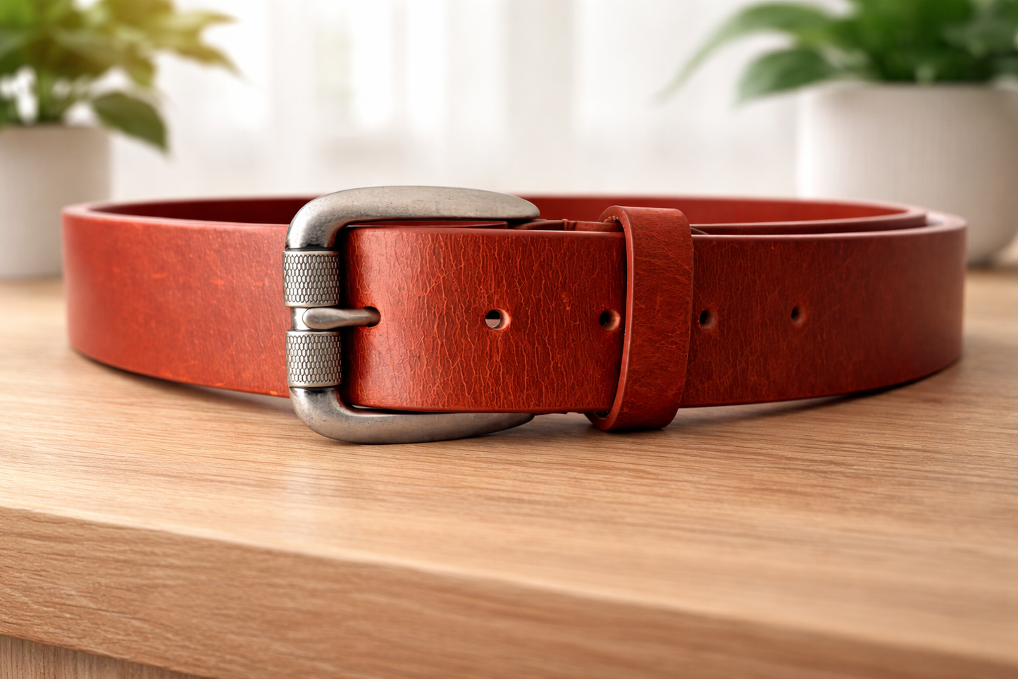 Real Leather Casual Men’s Belt