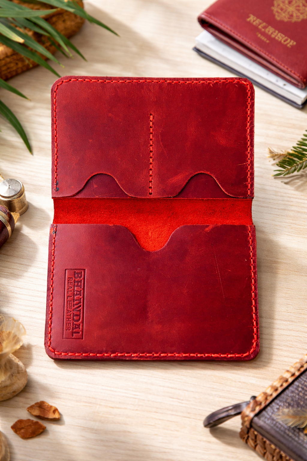Travel Mate - Real Leather Hand Made Passport Cover