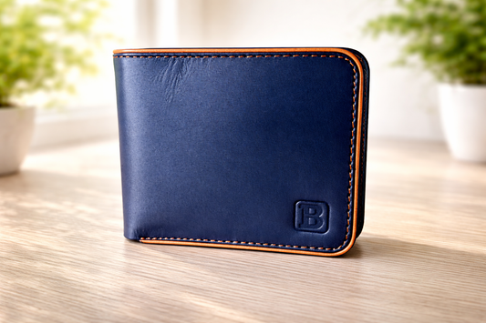 Real Leather Bifold Wallet - Lining