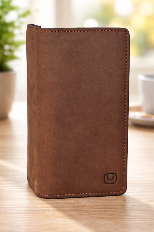 Real Leather Long Wallets for Men - Honda