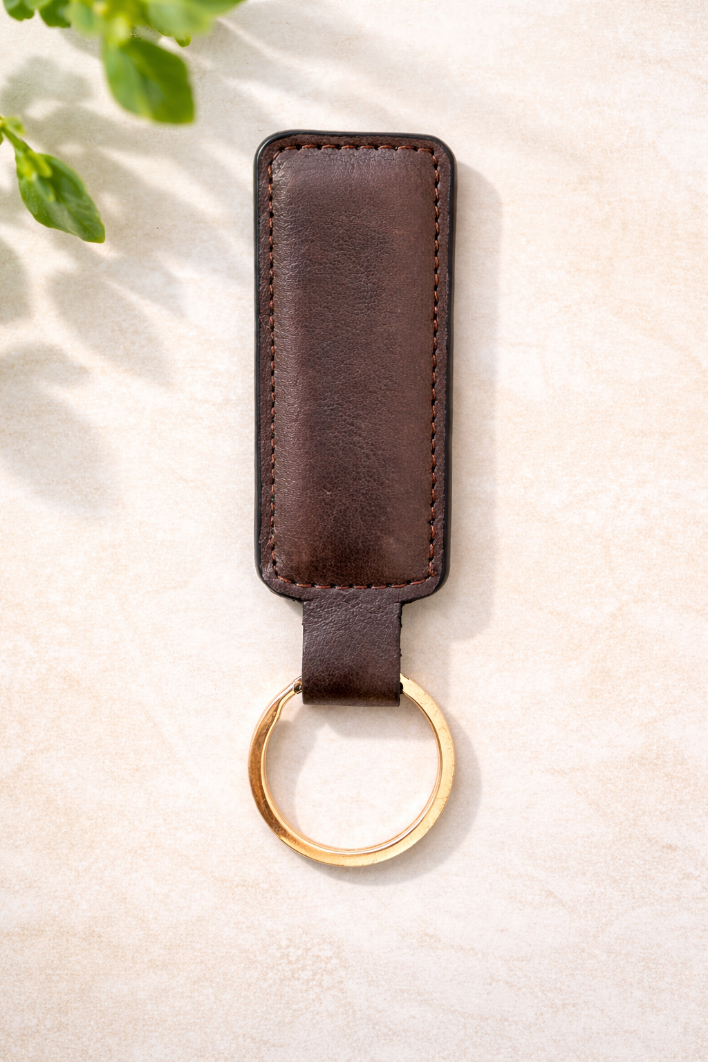 Real Leather Keychain