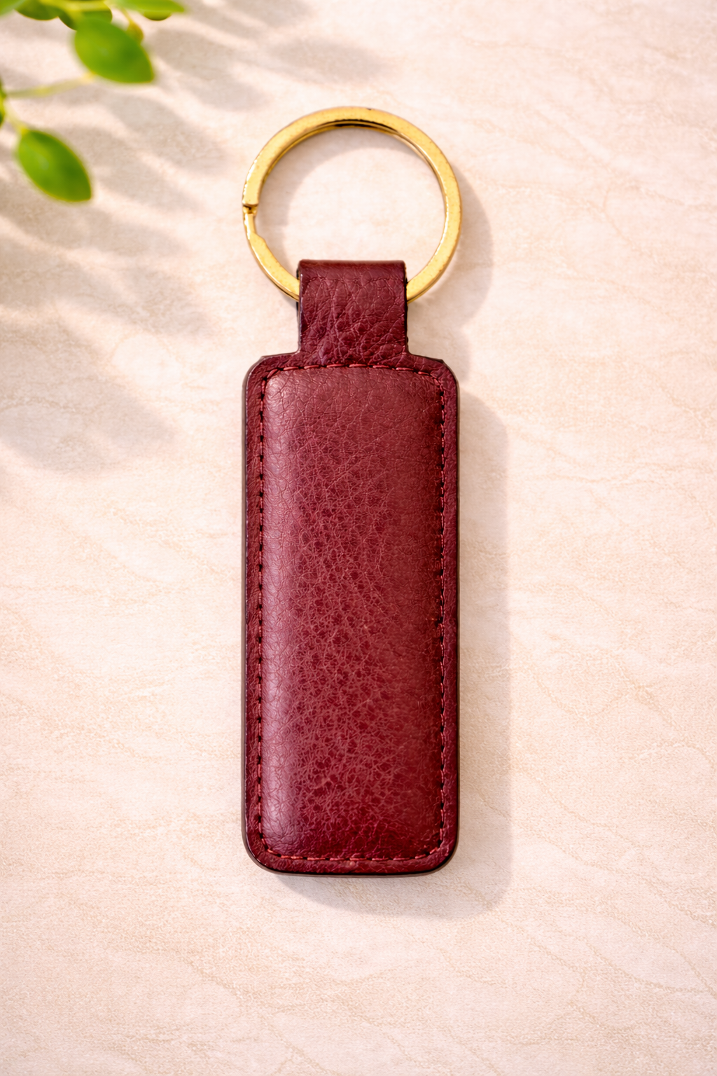 Real Leather Keychain