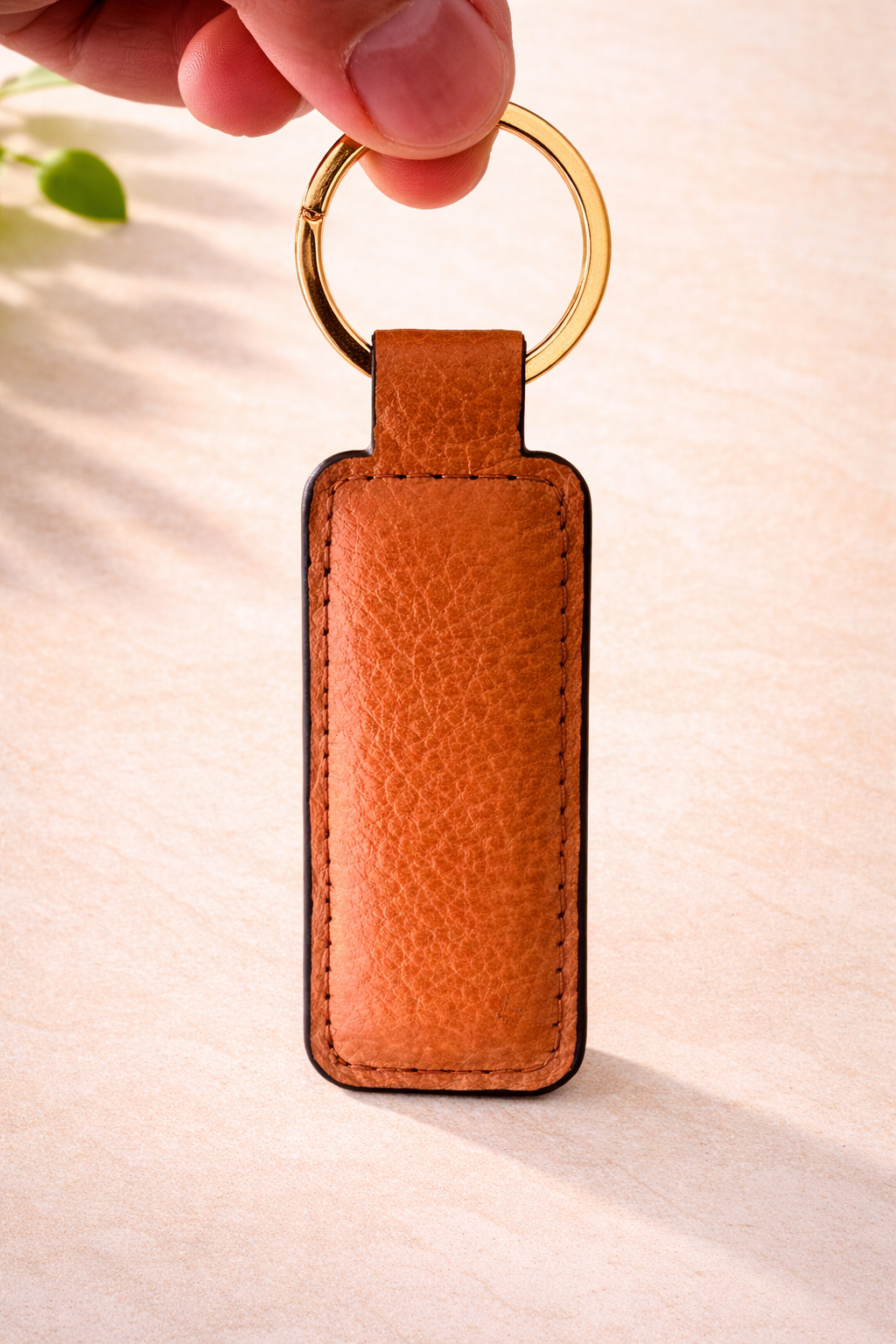 Real Leather Keychain