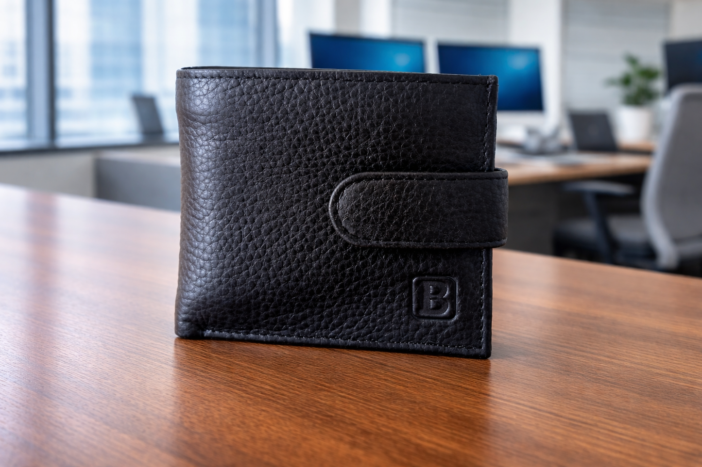Real Leather Bifold Wallet