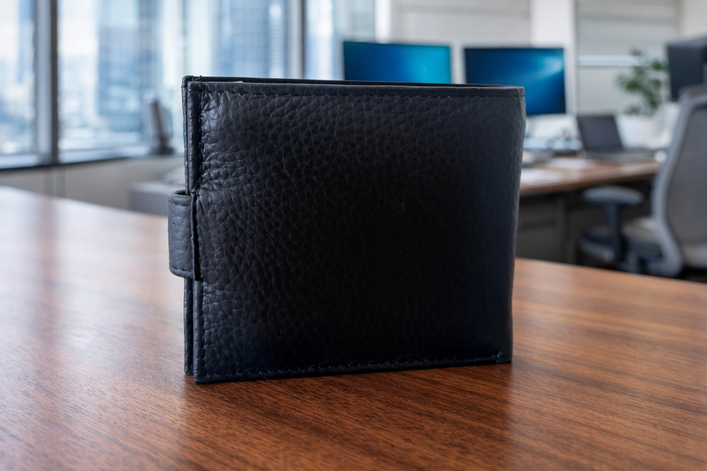 Real Leather Bifold Wallet