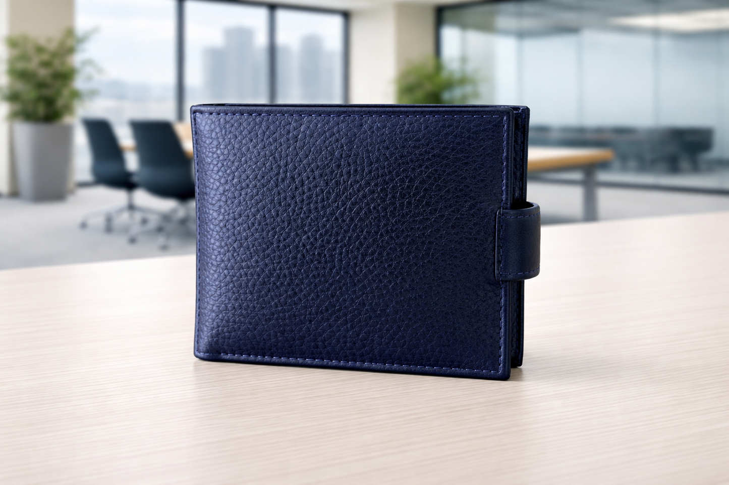 Real Leather Bifold Wallet