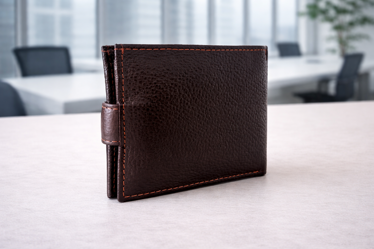Real Leather Bifold Wallet