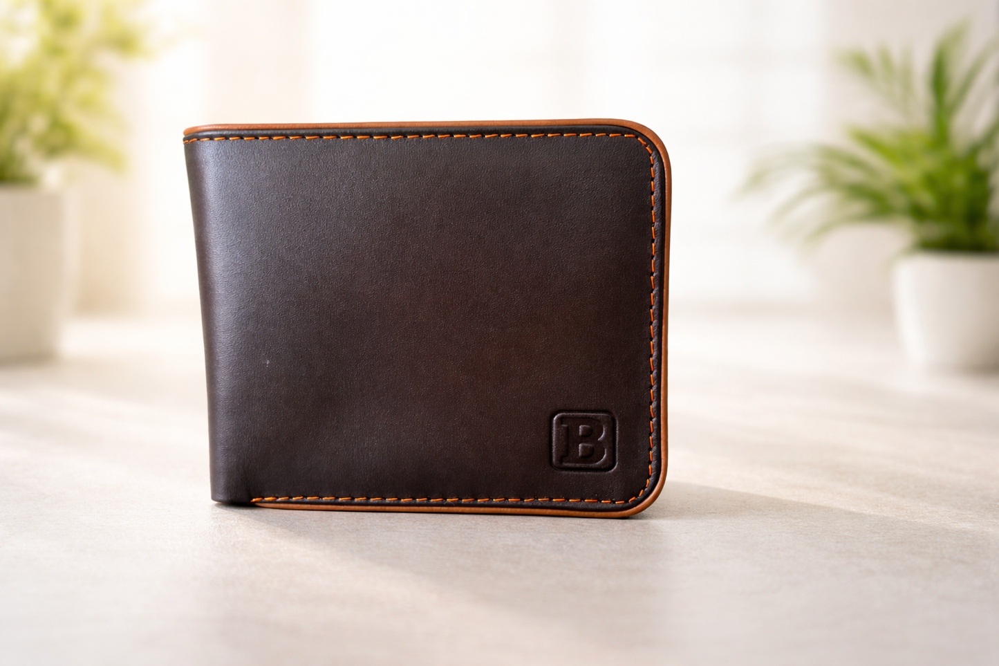 Real Leather Bifold Wallet - Lining