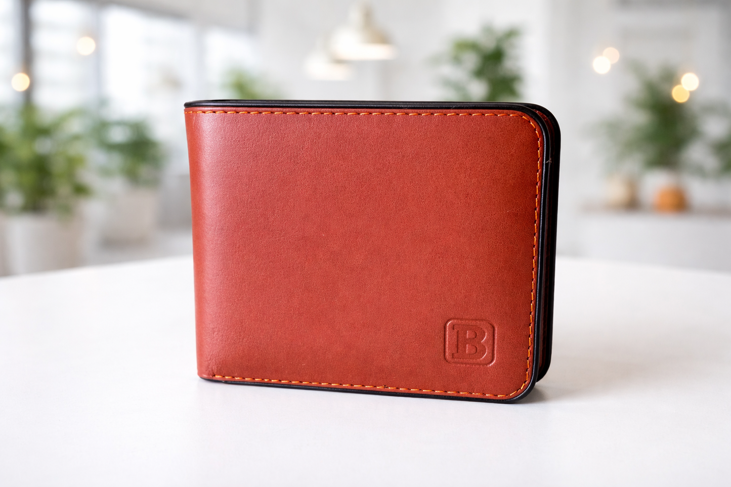 Real Leather Bifold Wallet - Lining