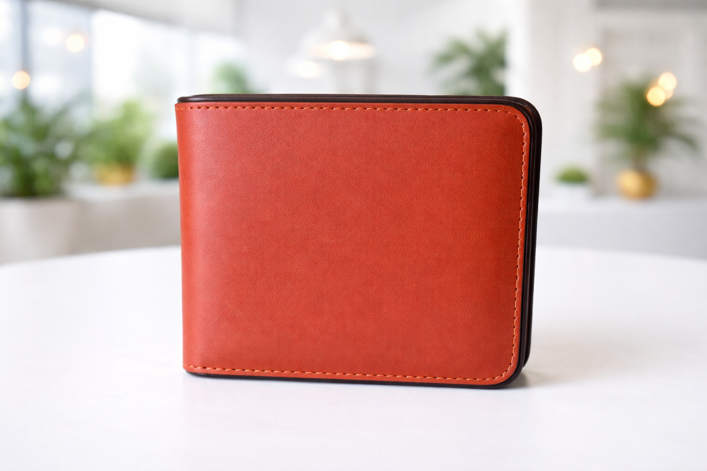 Real Leather Bifold Wallet - Lining