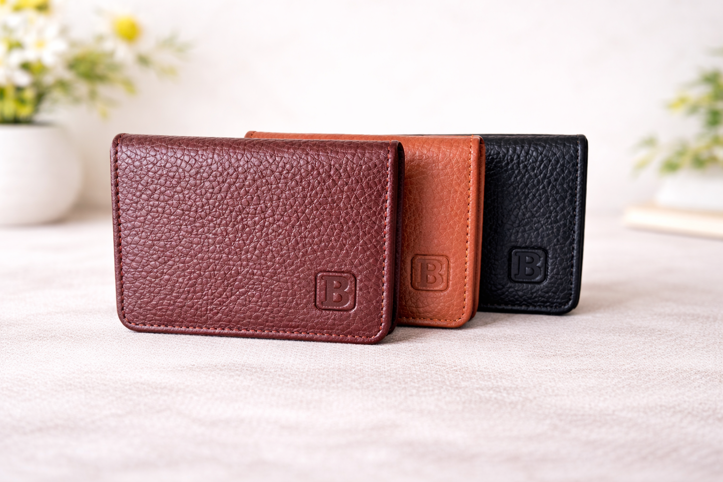 Premium Leather Smart Bifold Cardholder
