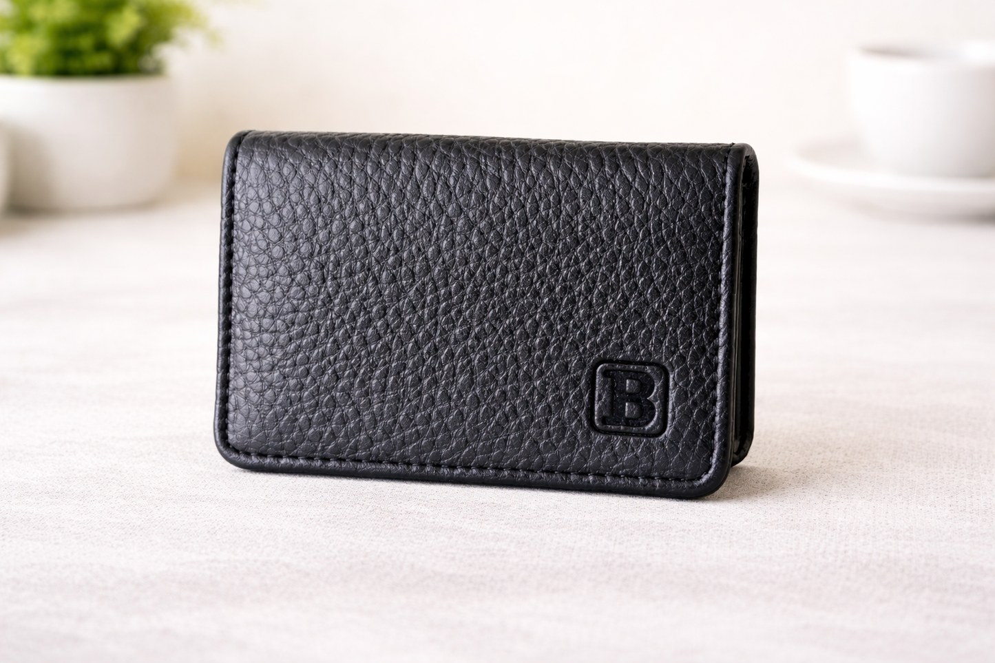 Premium Leather Smart Bifold Cardholder