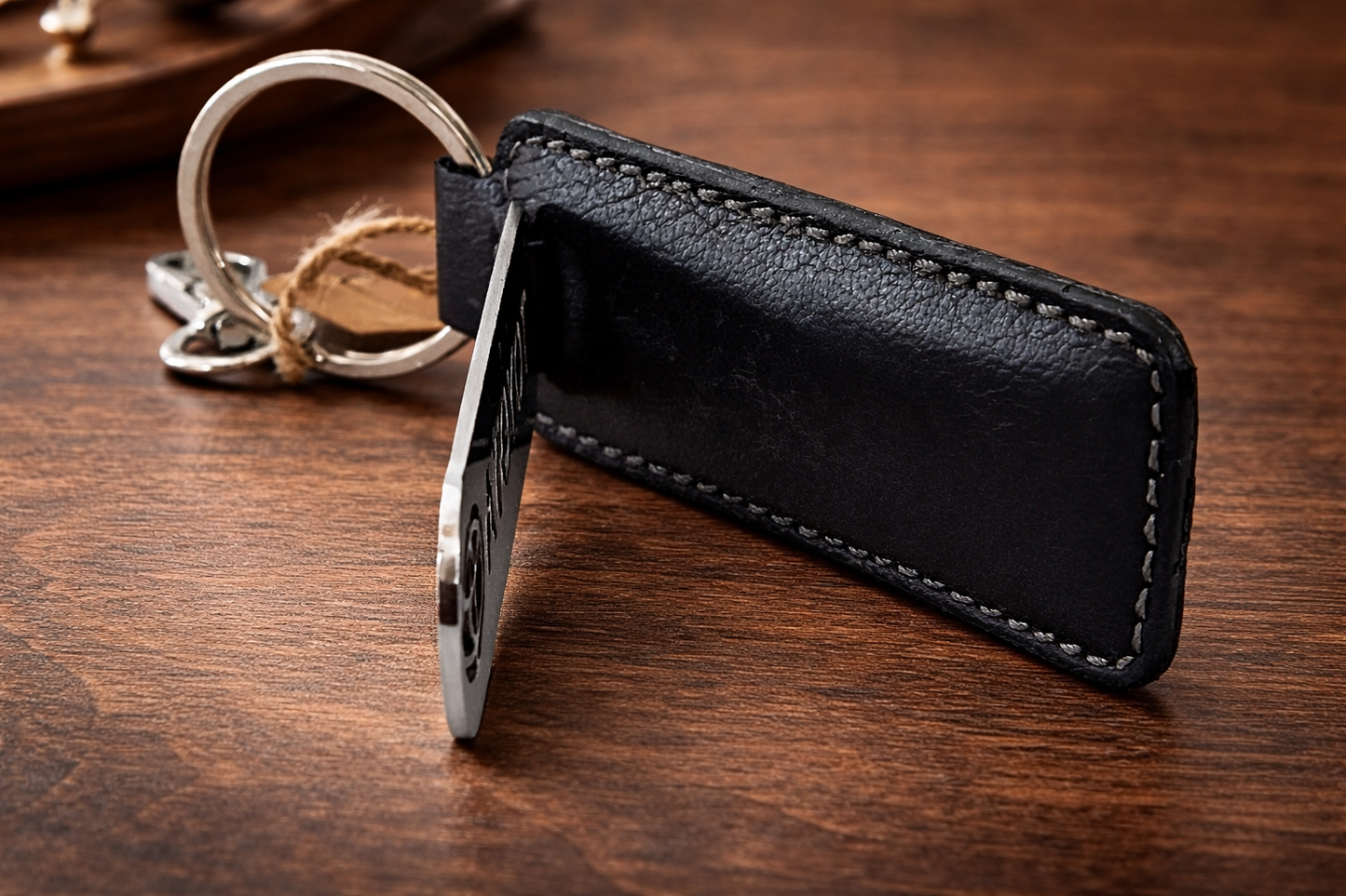 Real Leather Toyota Keychains