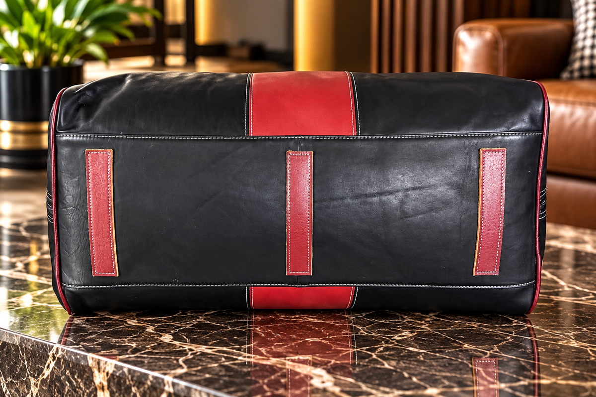 Real Leather Duffle Bag