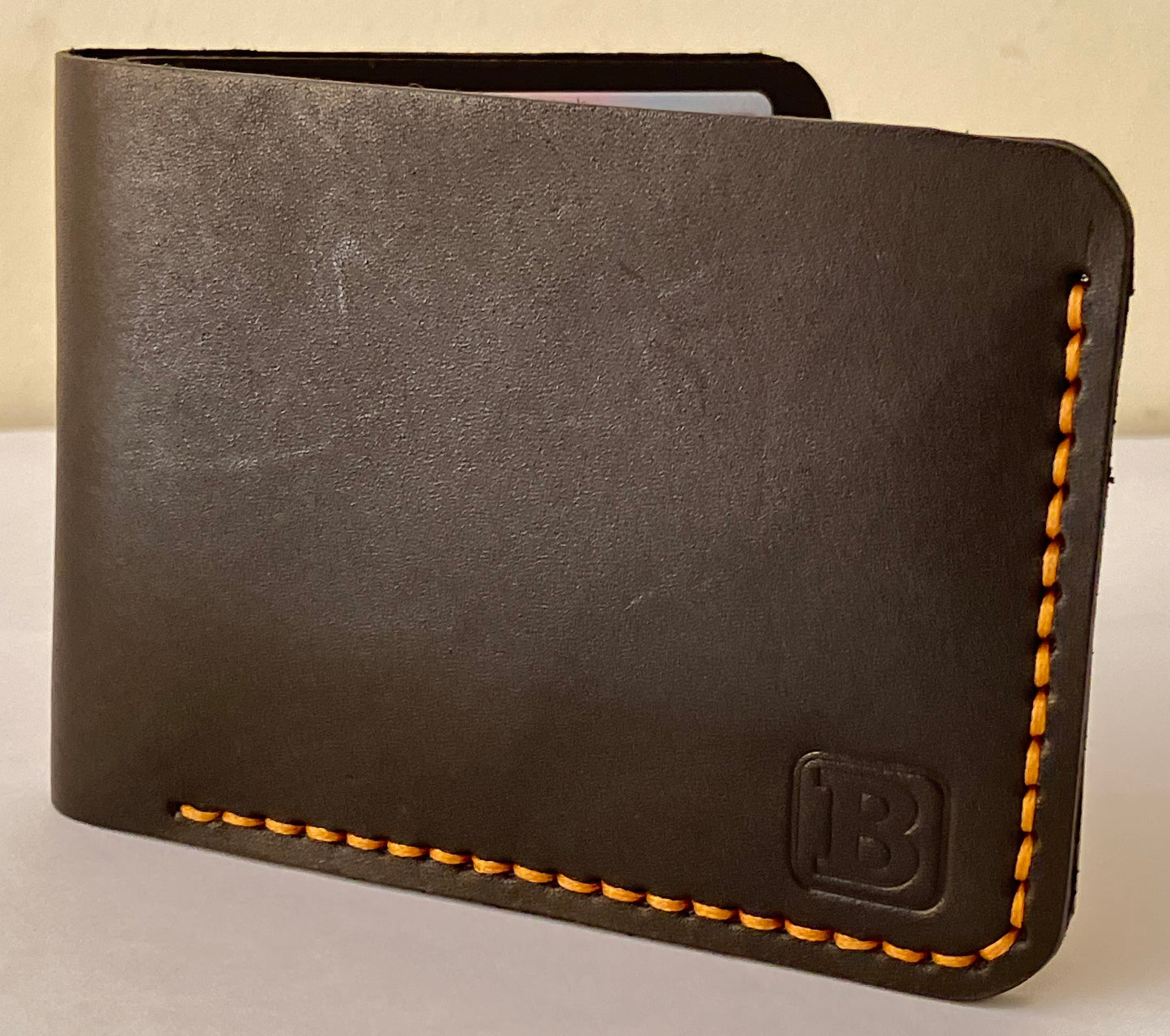 Handmade and Hand Stitched Real Leather Bifold Wallet