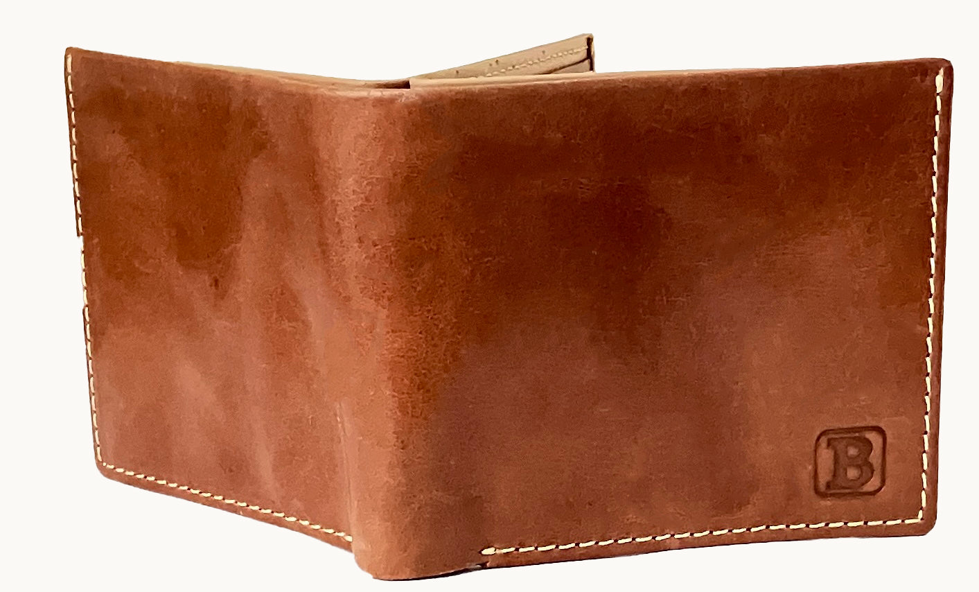 Real Leather Trifold Wallet