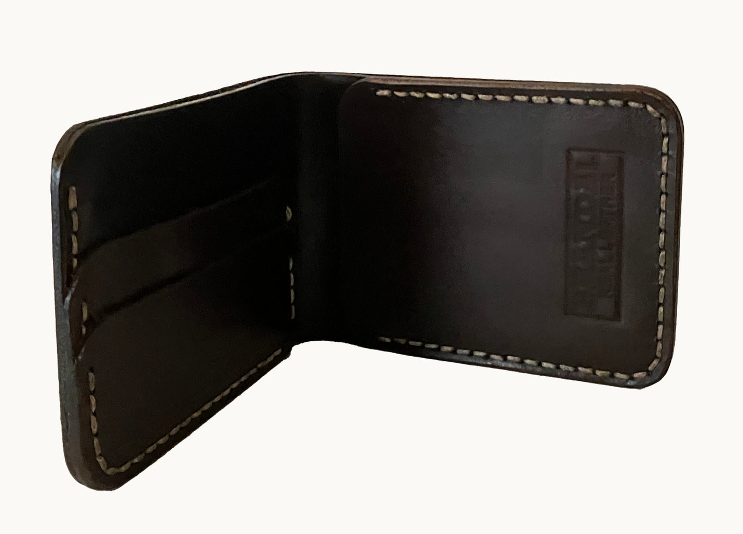 Real Leather Bifold Wallet-Handmade