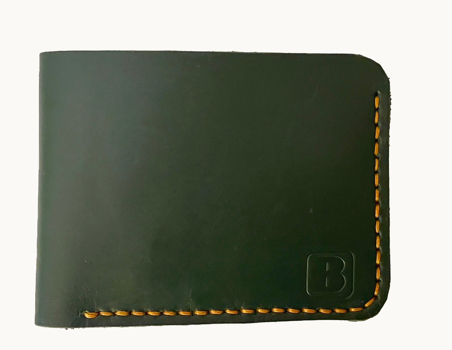 Handmade and Hand Stitched Real Leather Bifold Wallet