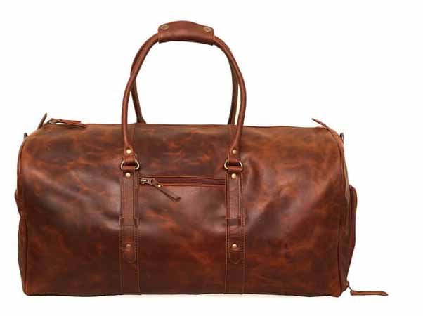 Real Leather Duffle Bag