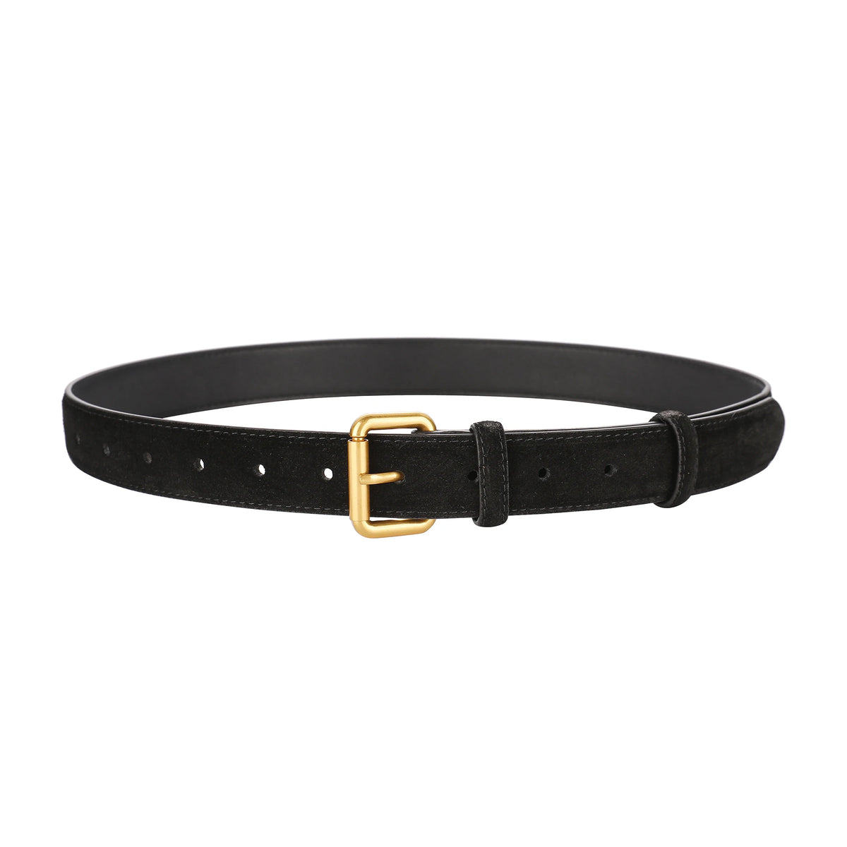 Fashion Suede Cowhide Skinny Belt for Women Trendy Genuine Leather Waistband with Jeans Pants Dress Ladies Designer Thin Belts
