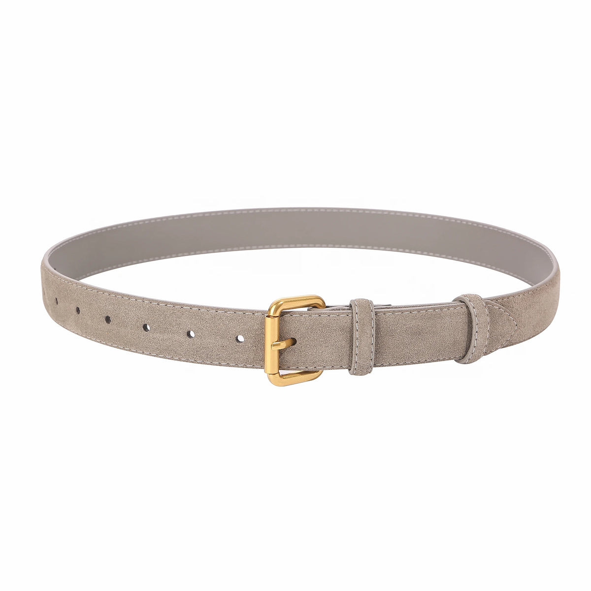 Fashion Suede Cowhide Skinny Belt for Women Trendy Genuine Leather Waistband with Jeans Pants Dress Ladies Designer Thin Belts