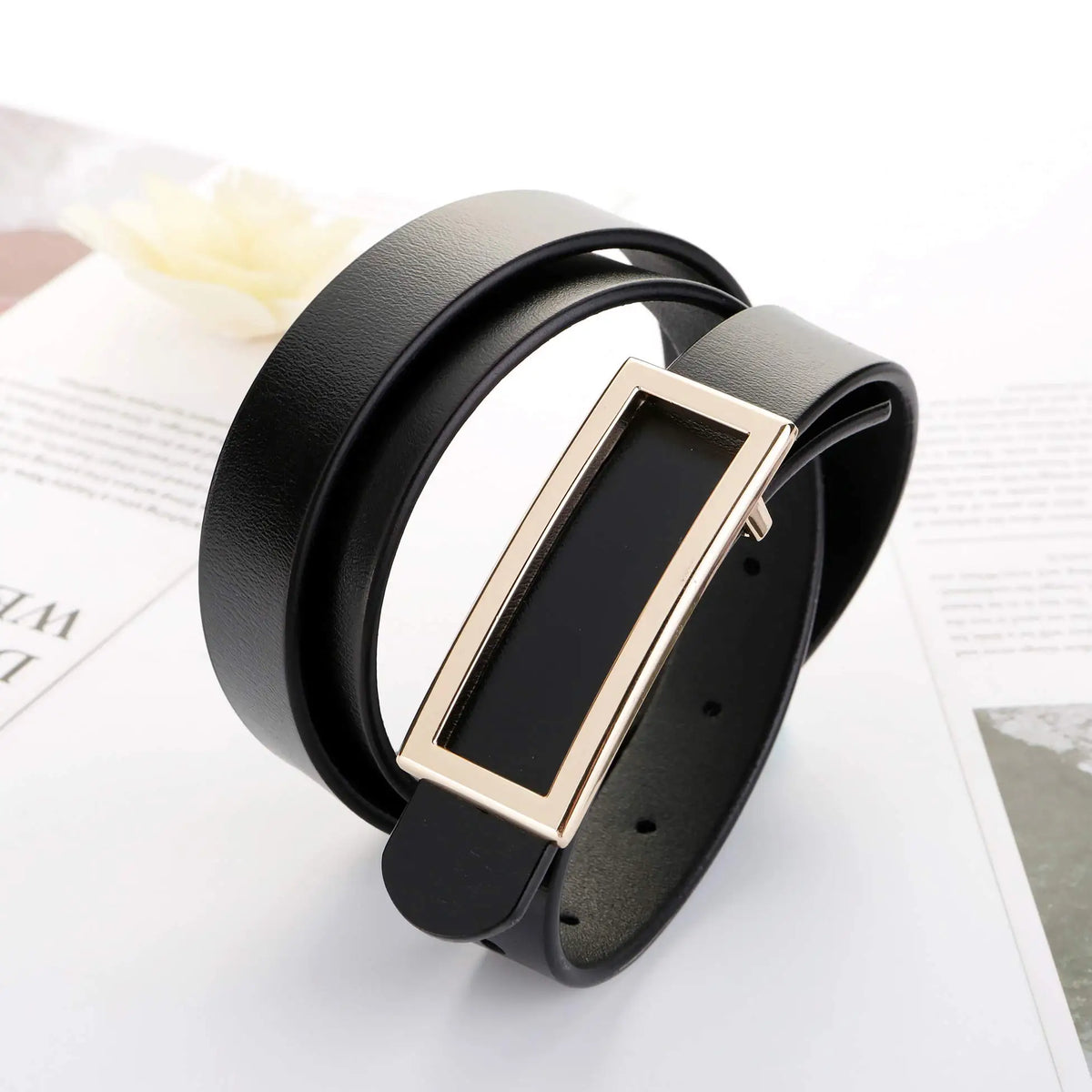 Genuine Leather Belts For Women Belt Female Metal Buckle Belt Straps Waistband For Jeans Dress