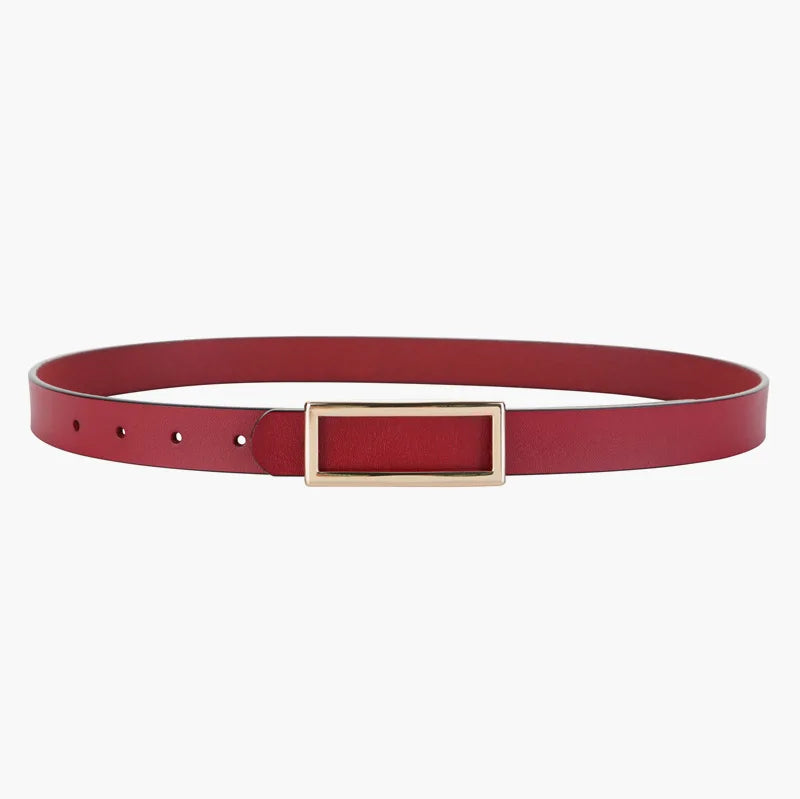 Genuine Leather Belts For Women Belt Female Metal Buckle Belt Straps Waistband For Jeans Dress