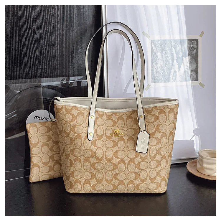 Luxury Leather Messenger Bag Vintage Style Crossbody Purse Large Capacity Commuter Tote for Modern Working Women