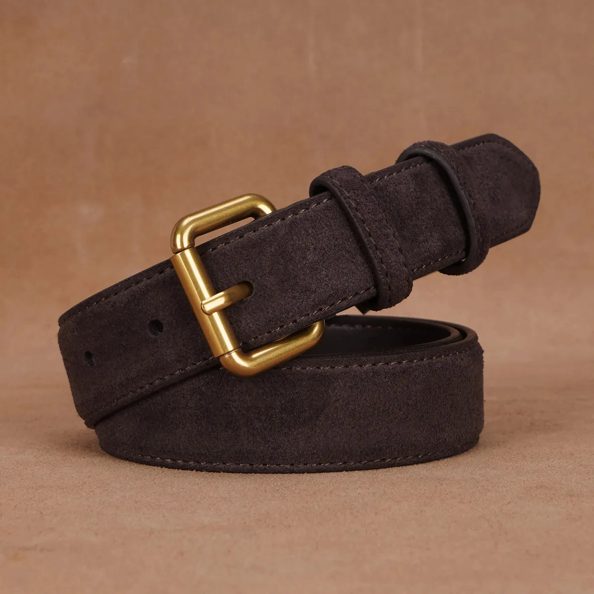 Fashion Suede Cowhide Skinny Belt for Women Trendy Genuine Leather Waistband with Jeans Pants Dress Ladies Designer Thin Belts